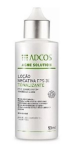 Adcos Acne Solution - Loção Secativa FPS30 Tonalizante 50ml