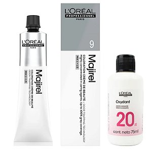 Loreal Majirel 9 Louro Muito Claro + Oxidante 20vol 75ml