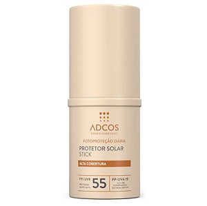 Adcos Protetor Solar Stick FPS55 Tonalizante 17g - Ivory