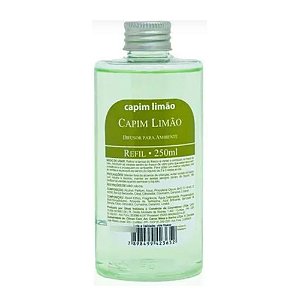 Capim Limão - Refil Difusor Capim Limão 250ml