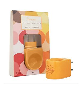 Via Aroma Aromatizador Elétrico Colors Terracota Laranja