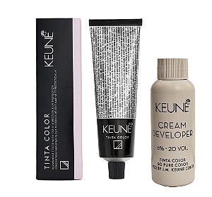 Keune Tinta Color 5.23 Castanho Claro Cacau + Developer 20vol