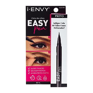 Kiss NY I-Envy Caneta Cola de Cílios Easy Pen - Preta