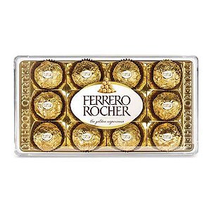 Chocolate Ferrero T12 Com 12 bombons.