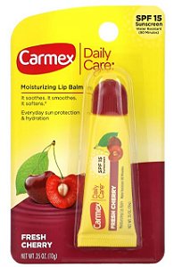 Hidratante Labial, Daily Care, Bisnaga, Sabor Cereja, Carmex