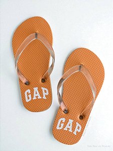Chinelo Infantil, Alaranjado, Tamanho 27/28 BR, GAP
