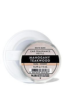 Aromatizador de Carro Refil, Mahogany Teakwood, Bath & Body Works
