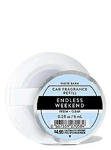 Aromatizador de Carro Refil, Endless Weekend, Bath & Body Works
