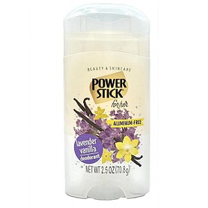 Desodorante Sem Alumínio, Lavanda e Baunilha, Power Stick