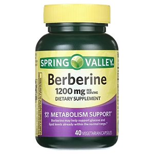Berberina, 1200 mg, 40 Cápsulas, Spring Valley