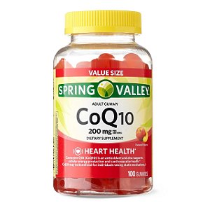 Coenzima Q10, 200 mg, 100 Gomas, Spring Valley