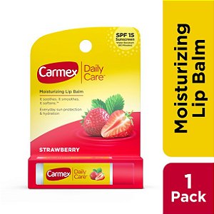 Hidratante Labial, Daily Care, Stick Morango, Carmex