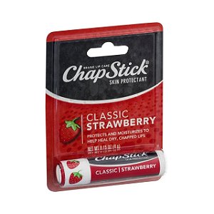 Hidratante Labial, Stick, Sabor Morango, ChapStick