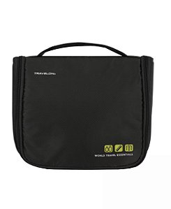 Bolsa Nécessaire com Alça e Gancho, Preta, Travelon