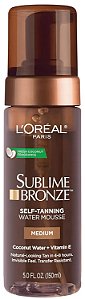 Autobronzeador em Mousse, Sublime Bronze Medium, 150 mL, L’Oréal Paris