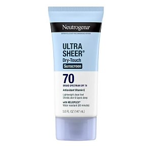 Protetor Solar Facial Toque Seco, Ultra Sheer, FPS 70, 147 mL, Neutrogena