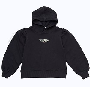 Moletom Infantil com Capuz, Azul Marinho, Tommy Hilfiger