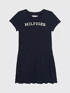 Vestido Infantil, Azul Marinho, Tommy Hilfiger