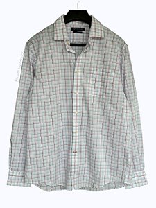 Camisa Masculina, Manga Longa Xadrez, Tommy Hilfiger