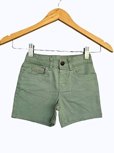 Shorts Jeans Infantil Verde com Bolsos, Carter's
