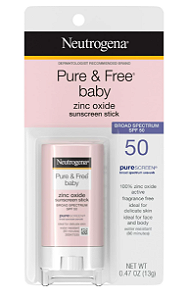 Protetor Solar Mineral Stick para Bebês, FPS 50, 13 g, Neutrogena