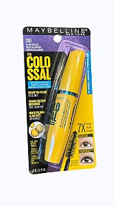 Máscara de Cílios à Prova d’Água, The Colossal Waterproof, Glam Black 240, Maybelline