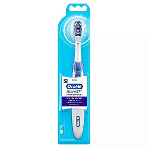 Escova Dental Elétrica, Azul, 3D White Toothbrush, Oral‑B