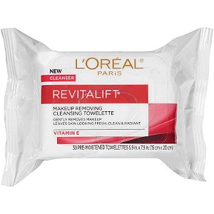 Lenços Demaquilantes, Revitalift Makeup Removing Towelettes, 30 Unidades, L'Oréal Paris