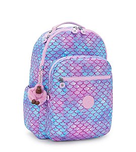 Mochila Seoul, Cor Mermaid Sparkle, Kipling