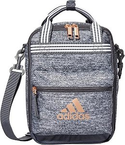 Lancheira Térmica, Cinza com Detalhes em Cobre, Adidas