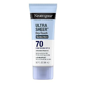 Protetor Solar Toque Seco, Ultra Sheer, FPS 70, 88mL, Neutrogena