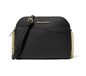 Bolsa Crossbody Jet Set Travel, MD Dome, Black, Michael Kors