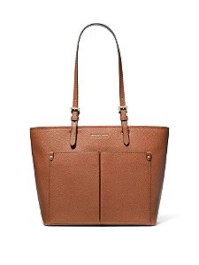 Bolsa Tote, Jet Set Medium Pocket Tote Bag, Luggage, Michael Kors