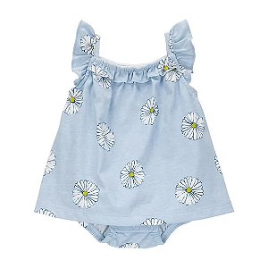 Vestido Body Bebê, Margaridas Azul, Child of Mine by Carter’s