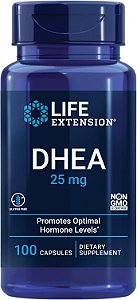 DHEA, 25 mg, 100 Cápsulas, Life Extension