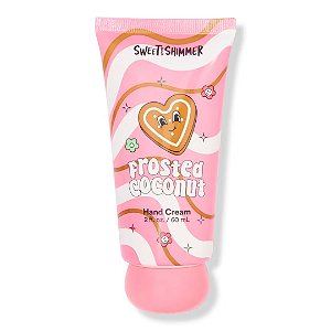 Creme Hidratante para as Mãos, Coco, Hand Cream Frosted Coconut, 60mL, Sweet & Shimmer