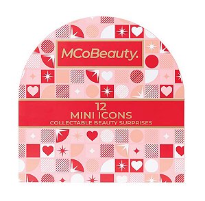 Calendário do Advento Miniaturas de Maquiagem, Mini Icons Advent Calendar, 12 Itens, MCoBeauty