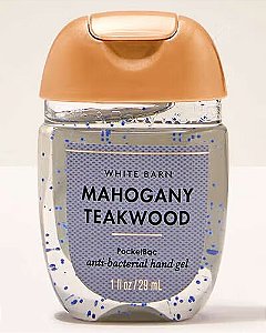 Gel Antisséptico para Mãos, PocketBac Hand Sanitizer Mahogany Teakwood, 29mL, Bath and Body Works