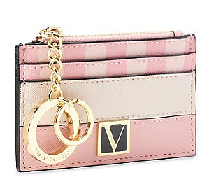 Porta Cartões com Chaveiro, Card Holder Keychain, Victoria's Secret