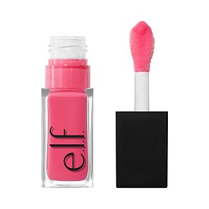Óleo Labial Volumizador, Cor: Burst Bubble, Glow Reviver Plumping Lip Oil, e.l.f. Cosmetics