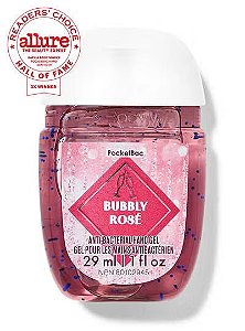 Gel Antisséptico para Mãos, PocketBac Hand Sanitizer Bubbly Rosé, 29mL, Bath and Body Works