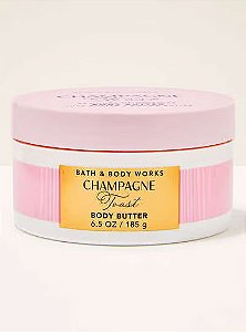 Manteiga Corporal Hidratante, Champagne Toast, 185g, Bath and Body Works