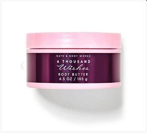 Manteiga Corporal Hidratante, A Thousand Wishes, 185g, Bath & Body Works