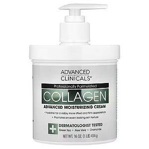 Creme Hidratante Avançado com Colágeno, 454g, Advanced Clinicals
