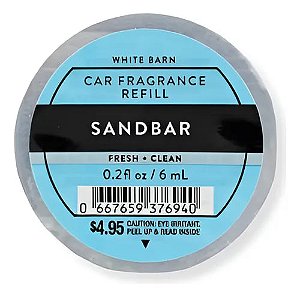 Aromatizador de Carro Refil, Sandbar, Bath & Body Works