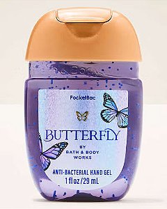 Gel Antisséptico para Mãos, PocketBac Hand Sanitizer Butterfly, 29 mL, Bath and Body Works