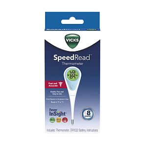 Termômetro Digital de Leitura Rápida, SpeedRead, 8 segundos, Vicks