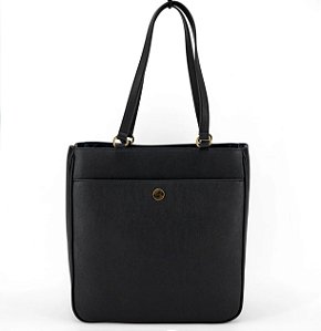 Bolsa Tote Estruturada, Preta, Tommy Hilfiger