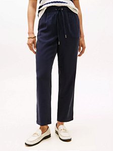 Calça Feminina, Lightweight Jogger Pant, Azul Marinho, Tommy Hilfiger