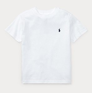 Camiseta Logo Infantil, Branca, Polo Ralph Lauren